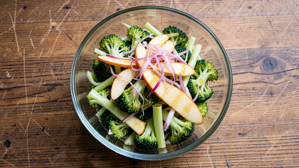 Broccoli Apple Slaw Recipe: Crunchy Celery and Sweet Apple Refreshment