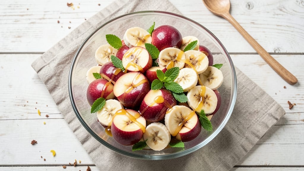 Apple and Banana Fruit Salad Recipe: Citrus-Dressed Crunch With Honey-Lime Balance