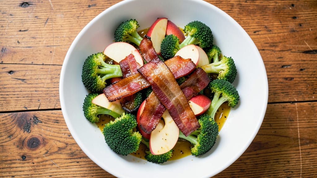 Broccoli Bacon Apple Salad Recipe: Sweet-Tart Crunch With Smoky Bacon Bites
