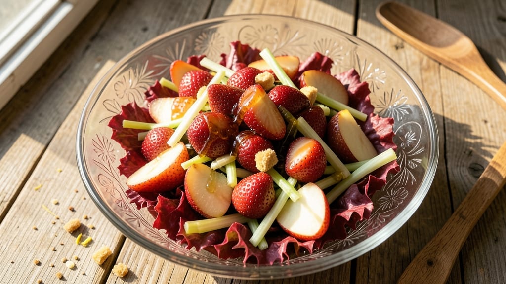 Apple Strawberry Salad Recipe: Crunchy Celery and Honey-Lime Dressing Magic