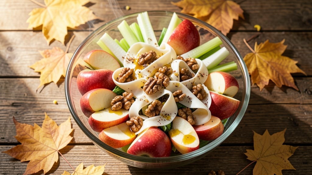 Apple Cider Salad Recipe: Celery-Crusted Crunch With Spiced Streusel Crown