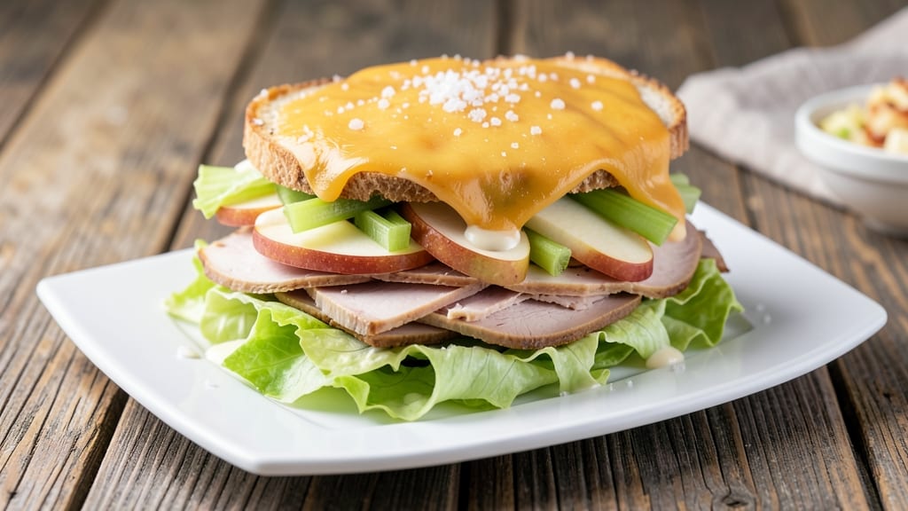 Turkey Apple Salad Sandwich Recipe: Crunchy Celery and Sweet Tart Apple Layers