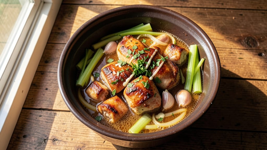 Apple Cider Crockpot Chicken Recipe: Slow-Braised Juiciness With Celery Crunch