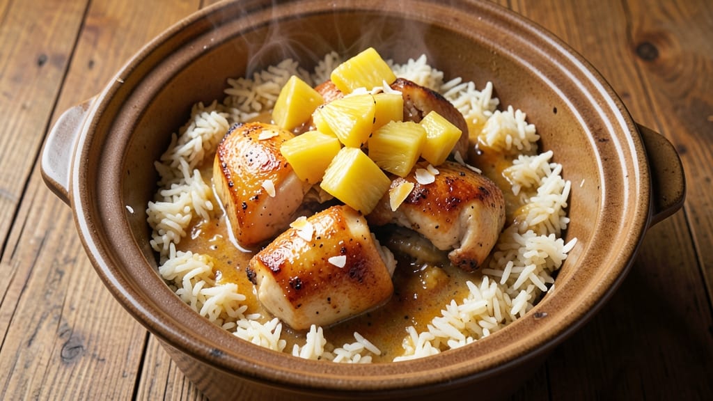Pineapple Chicken and Rice Crockpot Recipe: Sweet-Tangy Fusion That Stays Juicy All Day
