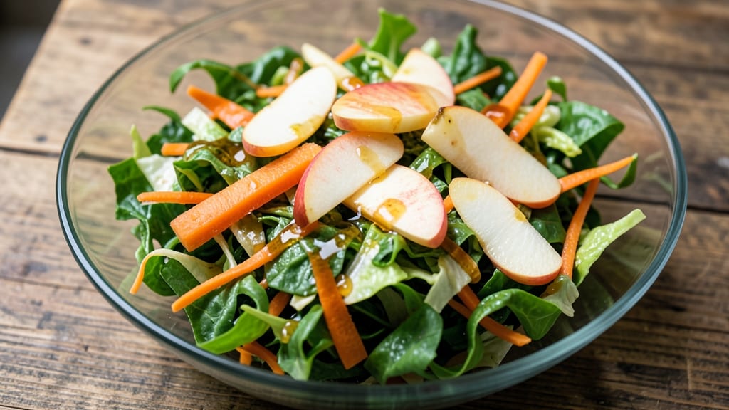 Cabbage, Carrot, and Apple Salad Recipe: Braised Apple Crunch With Warm Cinnamon Dressing
