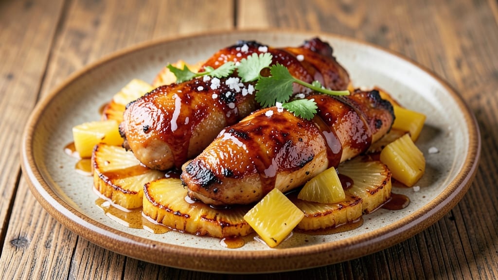 Baked BBQ Pineapple Chicken Recipe: Sweet-Tangy Glaze with Caramelized Pineapple Crunch