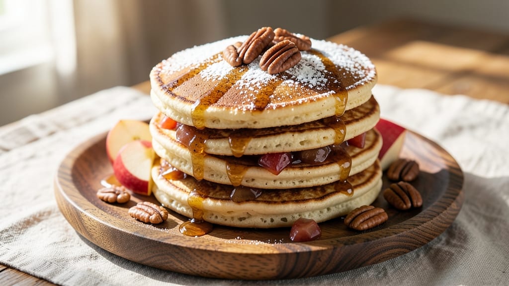 Apple Cinnamon Pancake Mix Recipe: Golden Flakes and Spiced Swirls in Every Bite