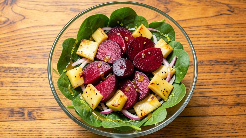 Beetroot and Pineapple Salad Recipe: Vibrant Sweet-Tart Crunch in 15 Minutes