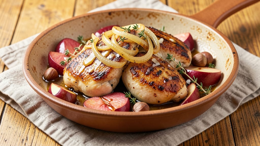 Apple Onion Chicken Recipe: Sweet Caramelized Crunch in One Pan
