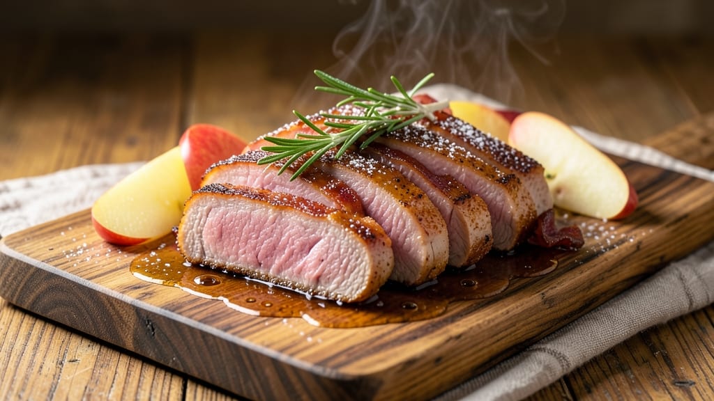 Apple Bourbon Pork Loin Recipe: Deep Caramelized Glaze With Boozy Tenderness