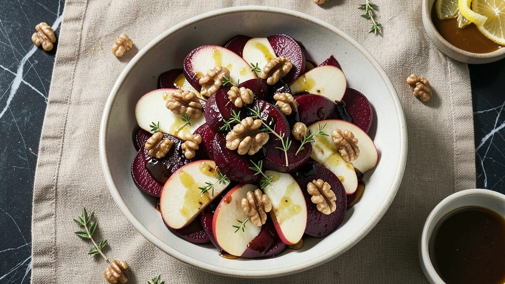 Beet Apple Walnut Salad Recipe: Balsamic Roasted Depth With Nutty Crunch