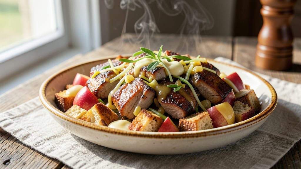Pork And Apple Stuffing Recipe Uk: Savory Celery and Spiced Apple Bites With Crispy Edges