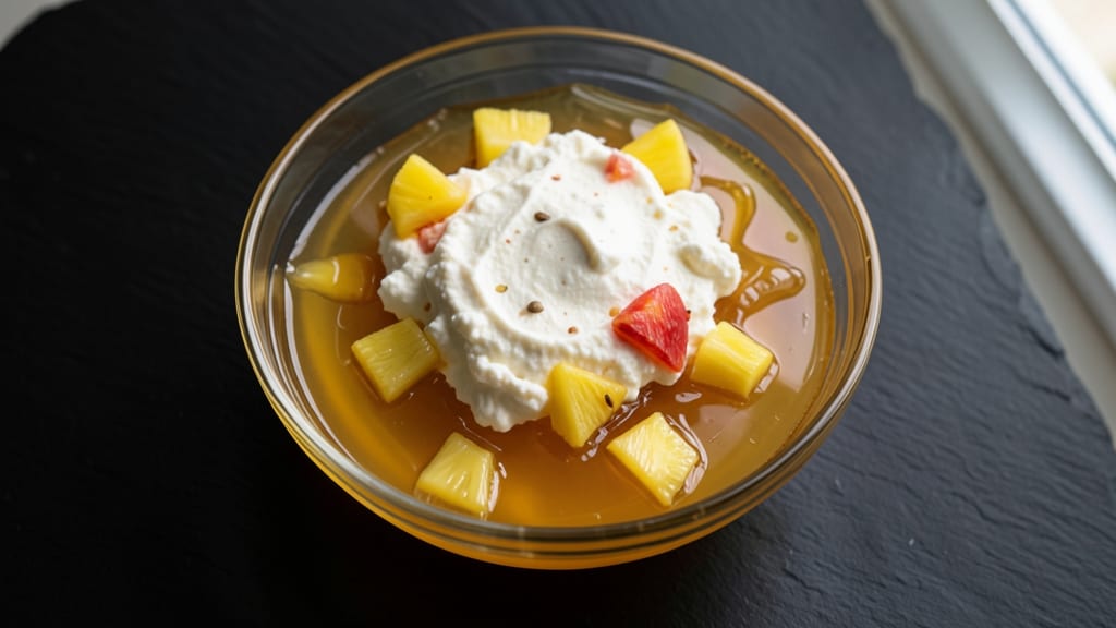 Cottage Cheese Jello Pineapple Recipe: Tropical Creamy Layers in One Bowl