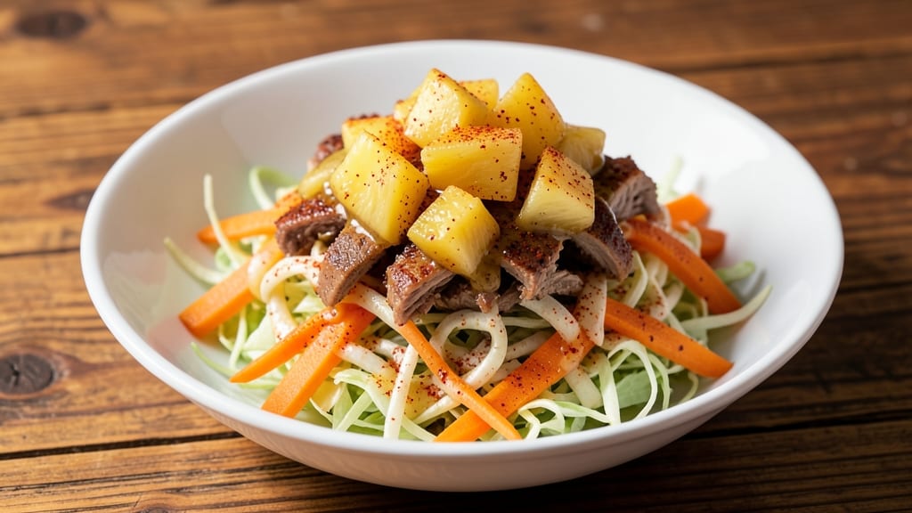 Pineapple Coleslaw for Pulled Pork Recipe: Tropical Crunch That Cuts Through Rich BBQ