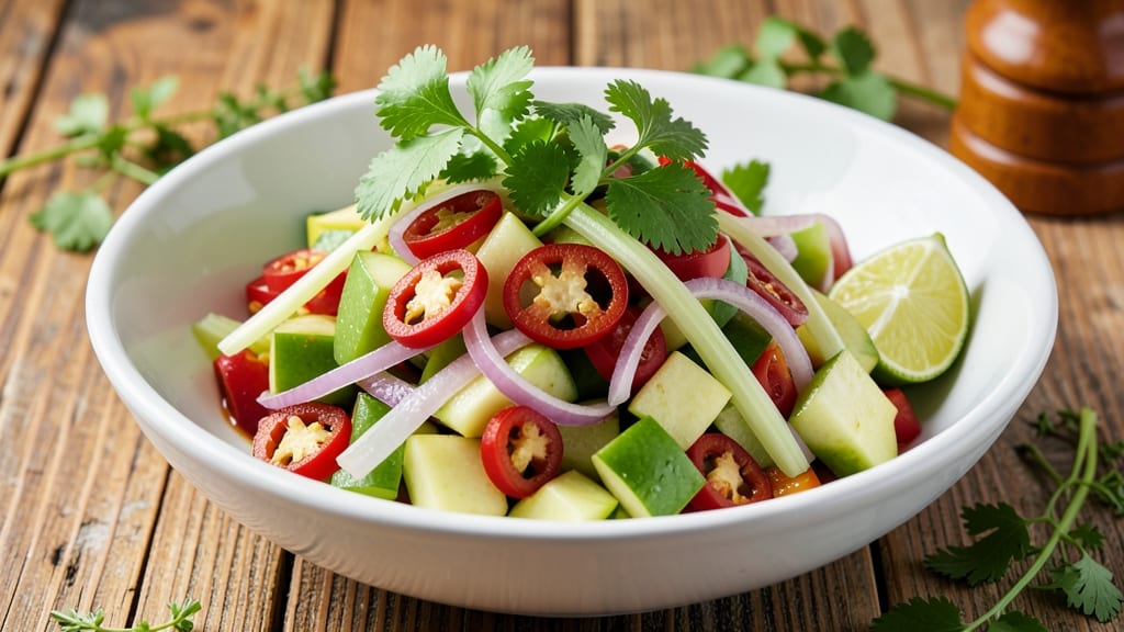 Spicy Apple Salsa Recipe: Celery-Pepper Snap Crunch With Apple Heat