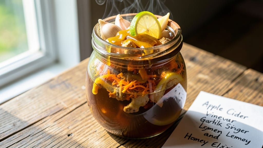 Apple Cider Vinegar, Garlic, Ginger, Lemon, and Honey Recipe: Zesty All-Purpose Dressing That Elevates Everything