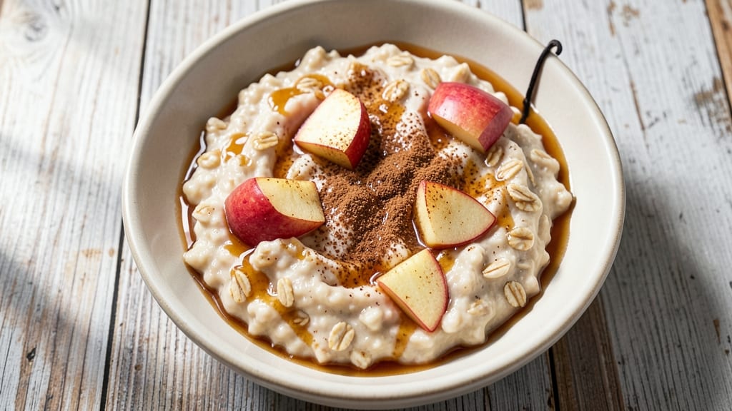 Apple Cinnamon Slow Cooker Oatmeal Recipe: Warm Spice Infusion That Stays Creamy All Morning