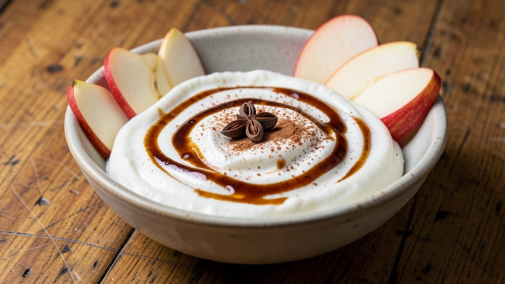 Vegan Apple Dip Recipe: Creamy Cinnamon-Cardamom Swirl in 10 Minutes