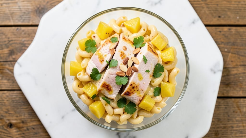 Chicken Pineapple Macaroni Salad Recipe: Tropical Twist With Sweet-Tart Crunch