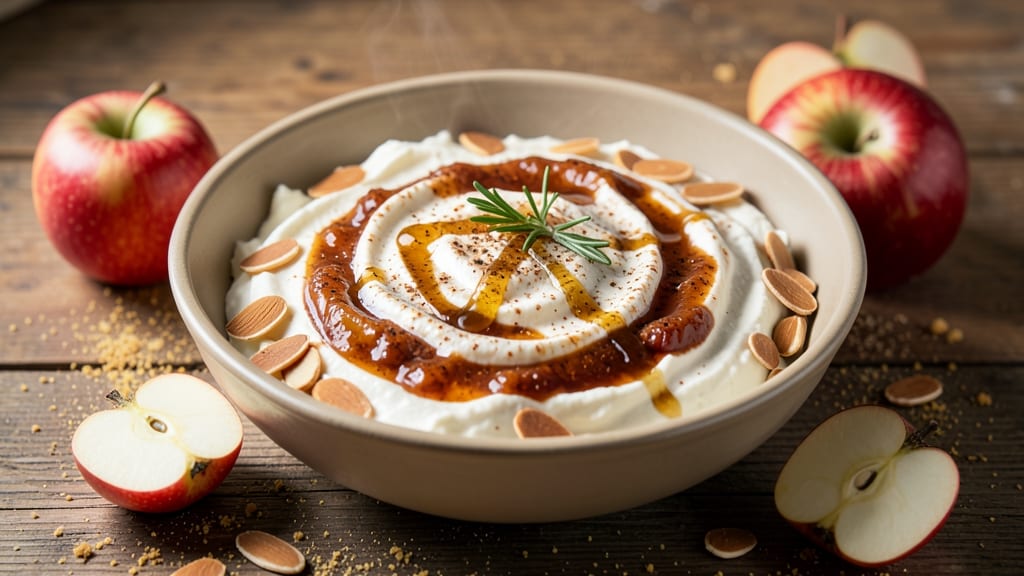 Fall Apple Dip Recipe With Cream Cheese: Crunchy Celery Sticks and Warm Spice Harmony