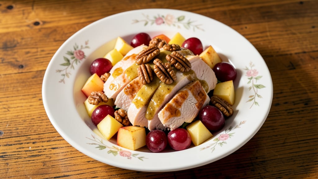 Apple Grape Walnut Chicken Salad Recipe: Crunchy Nutty Freshness in 15 Minutes