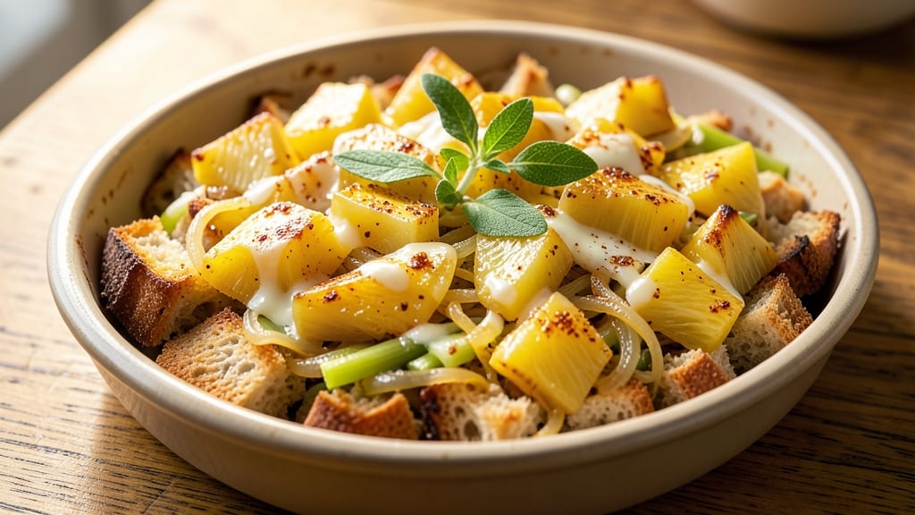 Easy Pineapple Stuffing Recipe: Tropical Twist With Juicy Celery Crunch