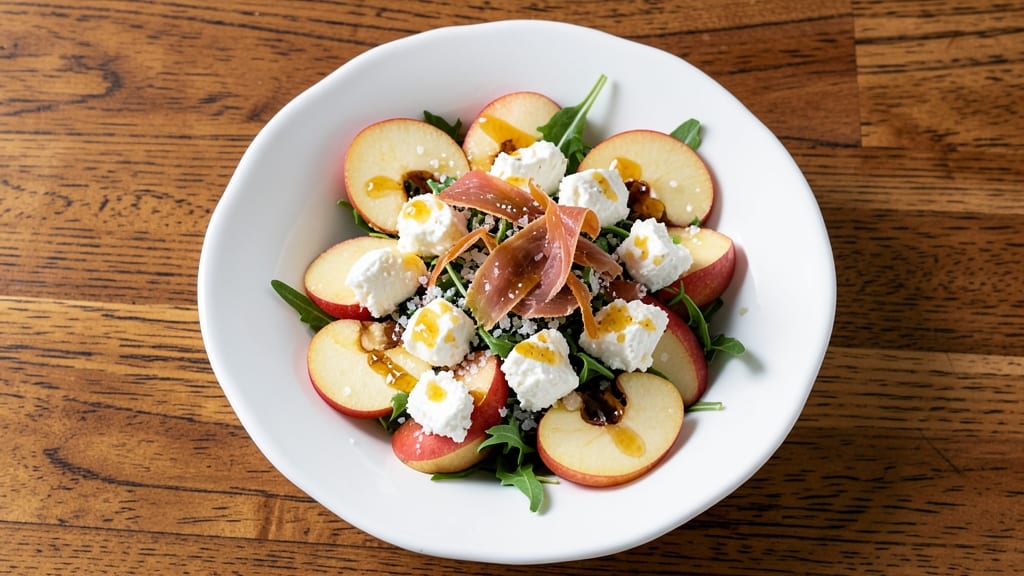 Apple and Goat Cheese Salad Recipe: Crisp Apple Bites and Creamy Cheese Harmony
