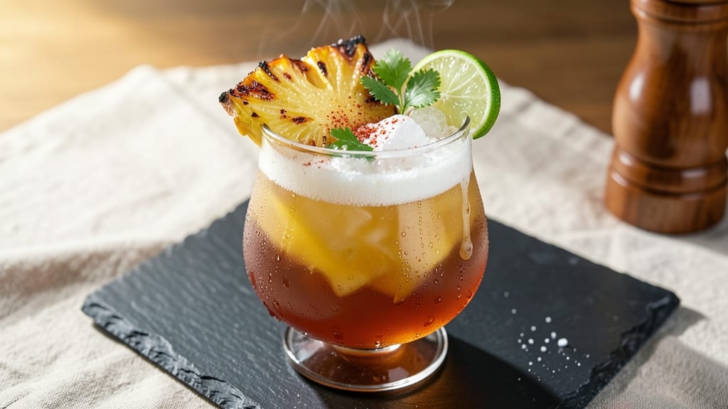 Roasted Pineapple Margarita Recipe: Tropical Heat With Grilled Pineapple Perfection