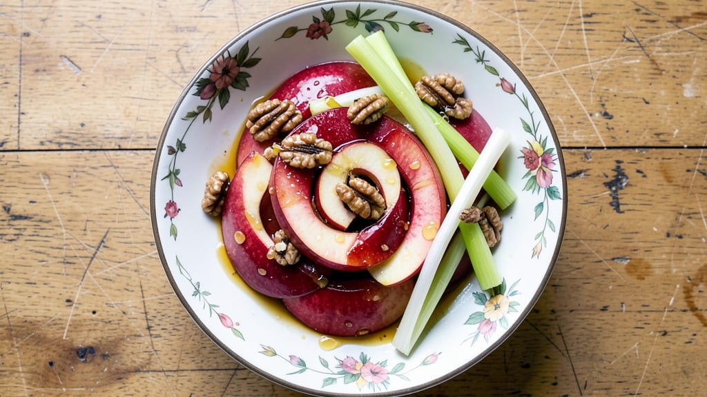 Red Apple Salad Recipe: Crisp Celery and Honey-Lime Zing