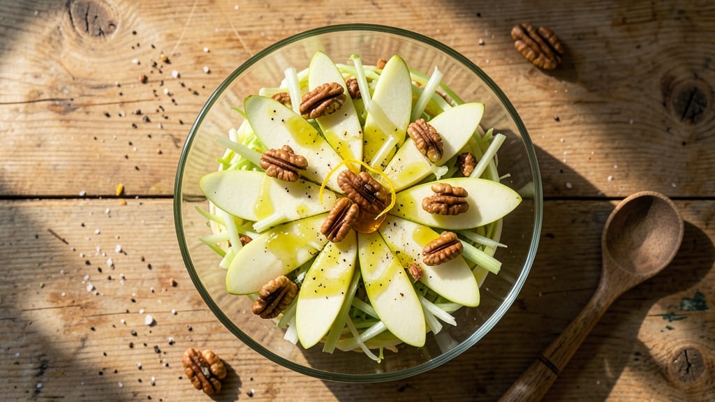 Granny Smith Apple Salad Recipe: Crisp Celery and Zesty Lime Refreshment