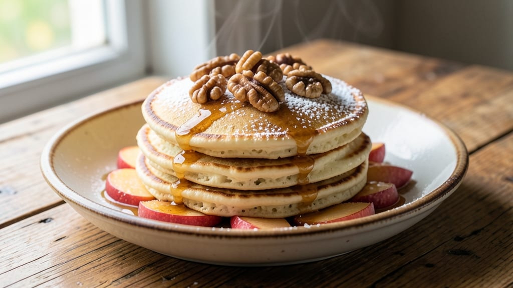 Apple Walnut Pancake Recipe: Crunchy Nutty Topping That Stays Fresh All Week
