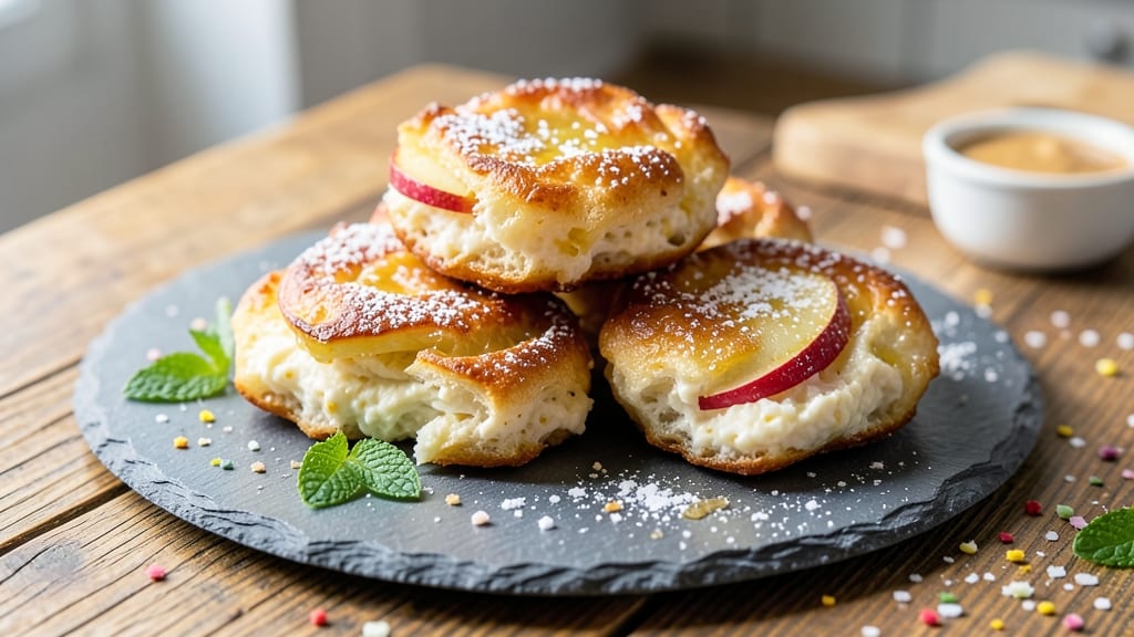 Cottage Cheese Apple Fritters Recipe: Golden Crispy Bites With Tart-Sweet Filling
