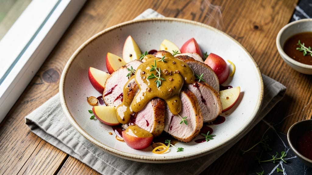 Pork Apple Mustard Recipe: Sweet-Tart Glaze That Caramelizes Edges