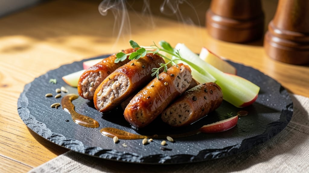 Homemade Chicken Apple Sausage Recipe: Crispy Celery Streusel Crowns Every Bite