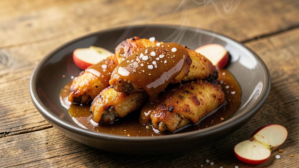 It's Just Wings Apple BBQ Sauce Recipe: Smoky Apple-Cider Base With Celery-Pepper Snap Crunch