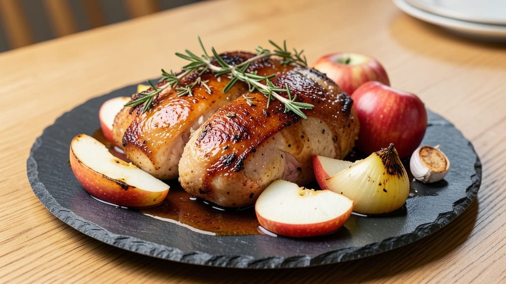 Chicken Apple Oven Recipe: Caramelized Apples and Juicy Meat in One Pan