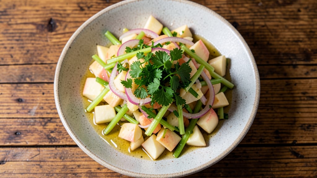 Chopped Apple Salad Recipe: Crisp Celery and Sweet Apple Crunch Harmony