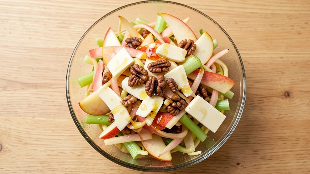 Shredded Apple Salad Recipe: Crunchy Celery and Citrus-Infused Freshness