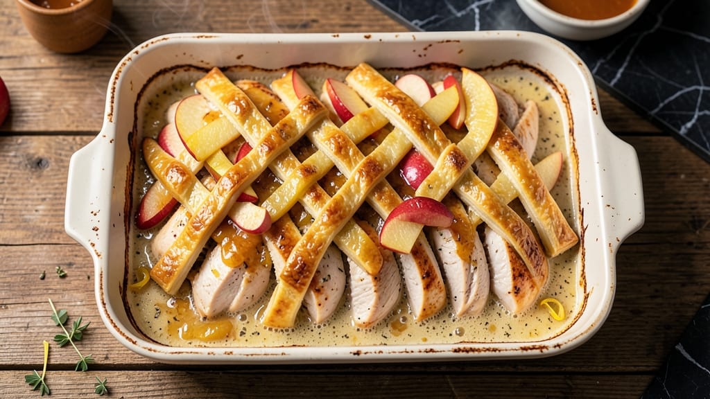 Chicken and Apple Casserole Recipe: Savory-Sweet Streusel Hugs Every Layer