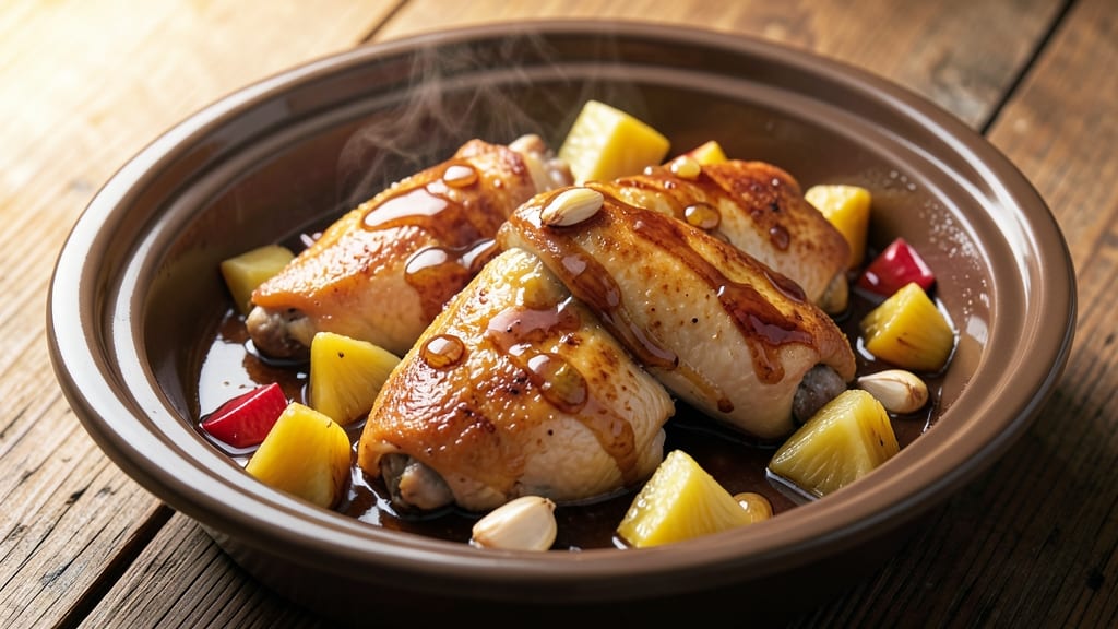 Slow Cooker Pineapple Brown Sugar Chicken Recipe: Sticky-Sweet Glaze That Caramelizes to Perfection