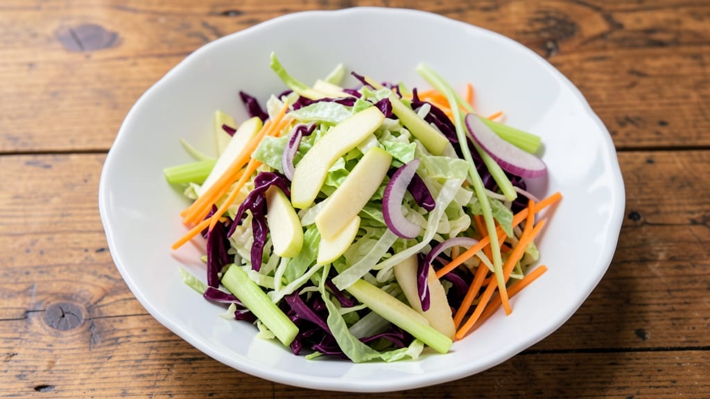 Apple Slaw Salad Recipe: Crunchy Celery and Tart Apple Refreshment in 15 Minutes