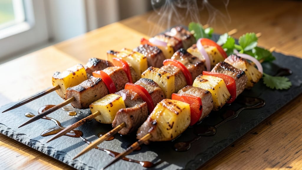 Pork Pineapple Kabobs Recipe: Grilled Skewers With Caramelized Sweetness