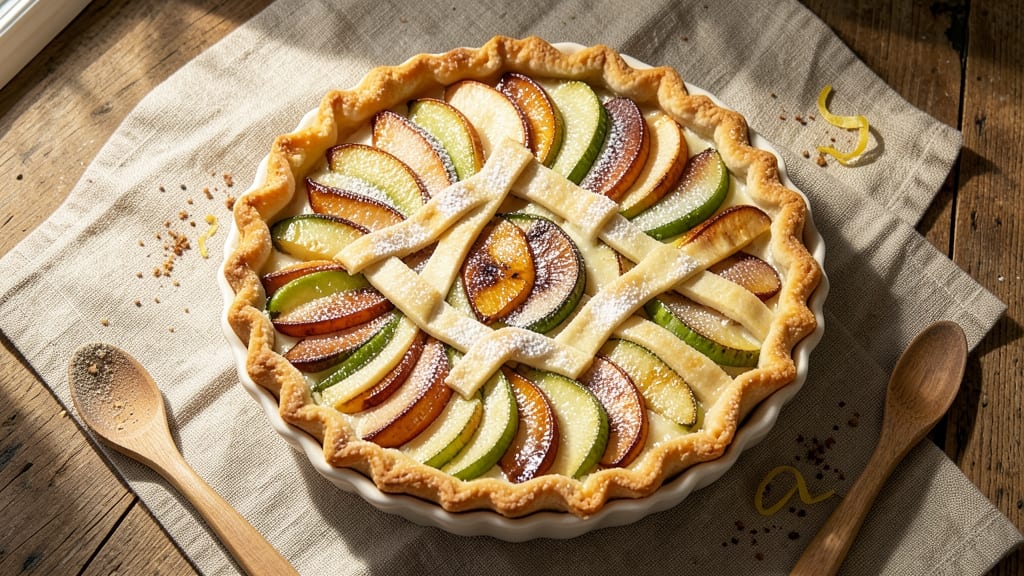French Style Apple Tart Recipe: Rustic Pastry with Caramelized Fruit Layers