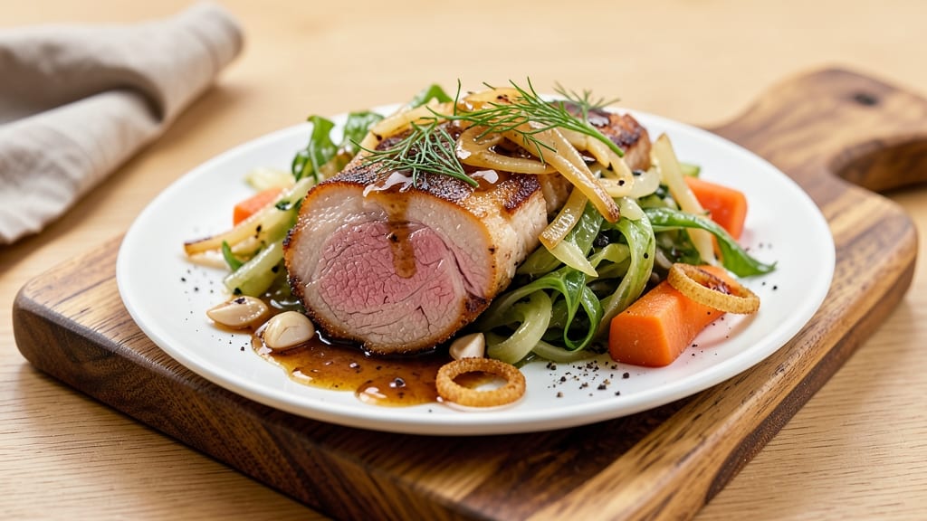 Pork and Sauerkraut Recipe With Apple Juice: Sweet-Tart Braised Bites in One Pan