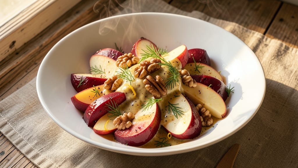 Swedish Beet Apple Salad Recipe: Nordic Crunch With Earthy Sweetness