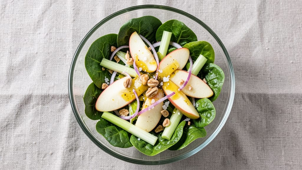Romaine Lettuce Apple Salad Recipe: Crisp Celery and Honey-Lime Balance