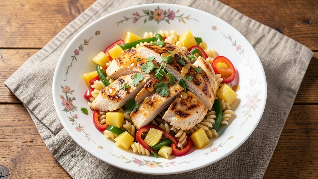 Chicken Pineapple Pasta Salad Recipe: Tropical Twist With Sweet-Tart Balance