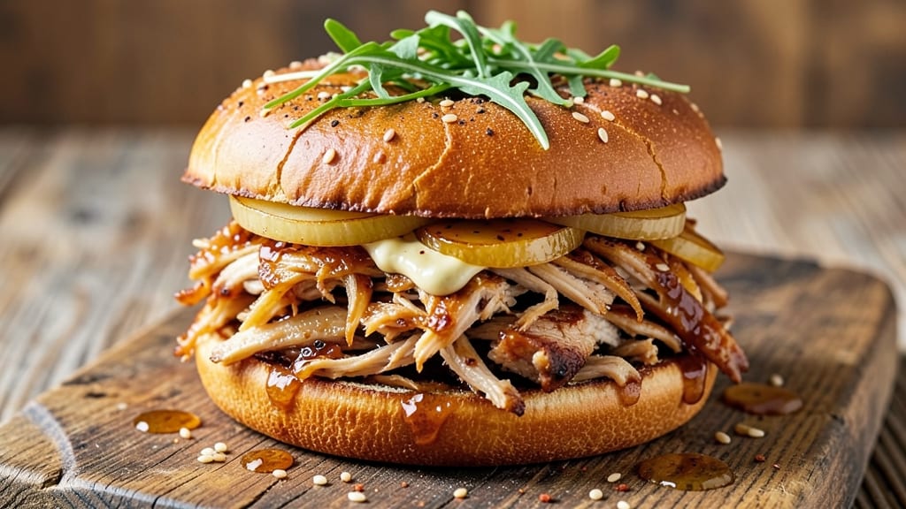 Slow Cooker Apple Cider Pulled Chicken Sandwiches Recipe: Smoky-Spiced Cider Braise That Sticks to Buns
