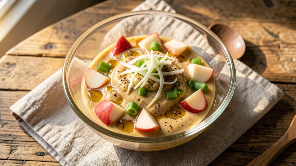 Fuji Apple Chicken Salad Dressing Recipe: Crunchy Celery and Sweet-Tart Vinaigrette Magic