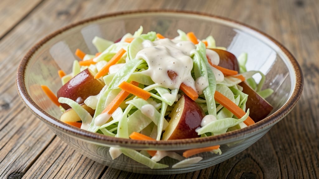 Cabbage Apple Carrot Coleslaw Recipe: Crunchy Tart Freshness in 15 Minutes